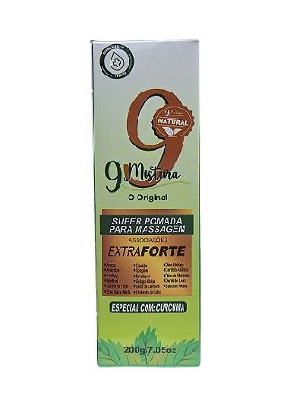 Super Pomada para Massagem 9 Misturas 200g