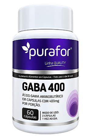 GABA 400 Acido Gama Aminobutírico 60 CP 400MG