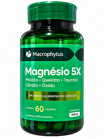 Magnésio 5X 60cp Macrophytus