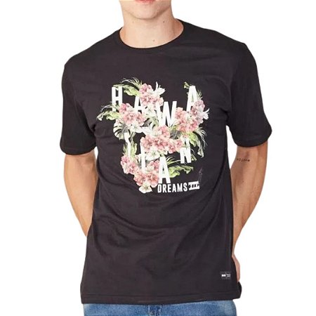 Camiseta Estampada Floral - HD