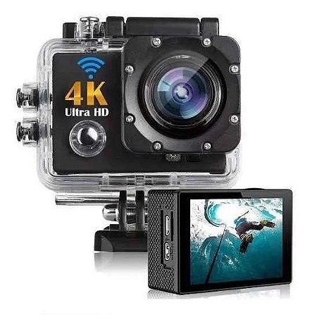 Action Cam Go Sports Pro Ful Hd 1080p 4k Wifi Pronta Entrega