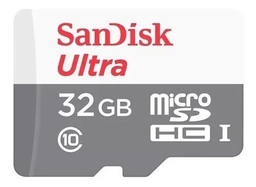 Cartão de memória Original SanDisk Ultra com adaptador SD 32GB Classe 10