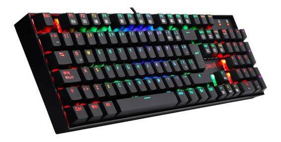 Teclado Gamer Semi Mecanico Rgb Led Multicolorido Mox K351