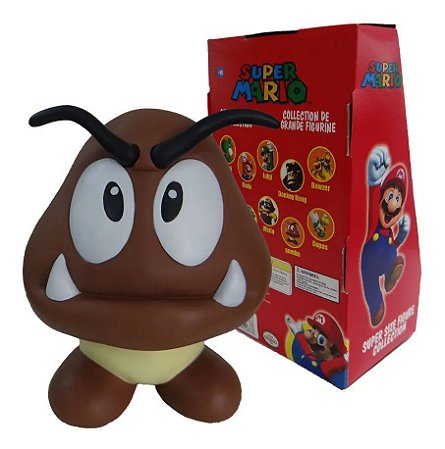 Boneco Goomba 23cm Action Figure Original Super Mario