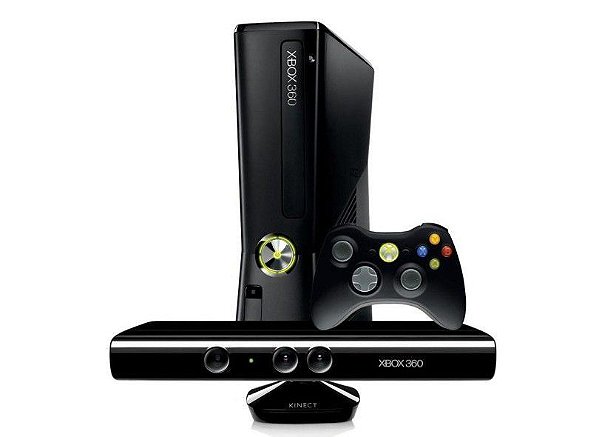 Video Game XBOX 360 Slim 4GB Controles Original e Kinect com caixa - Usado  com 6 meses garantia - Zapach - Eletrônicos e Beleza