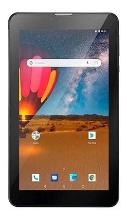 Tablet Multilaser M7 3G Plus Dual NB30 7" 16GB preto e 1GB de memória RAM