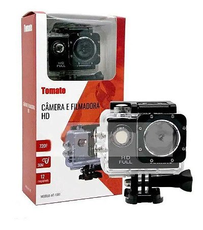 Câmera Filmadora Hd De Esportes - Tomate - Mt1081