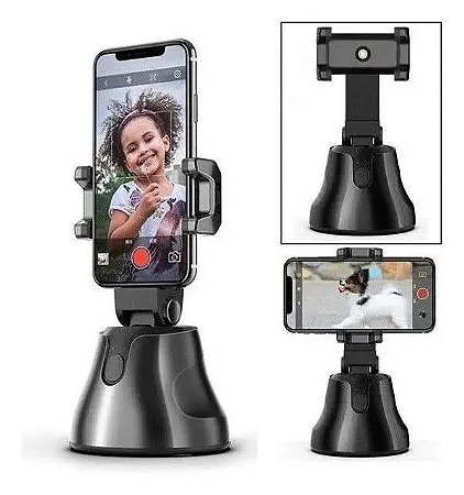 Suporte Celular Blogueiro Selfie Rotacao Sensor Automático Acompanha Rosto