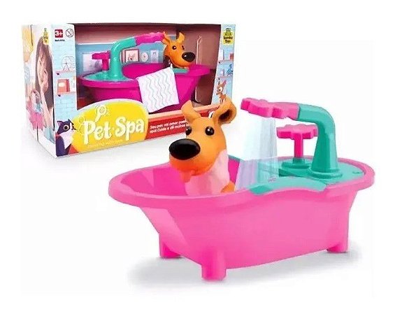 Pet Spa Banheirinha Com Cachorrinho Samba Toys