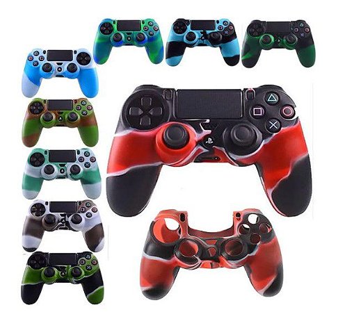 Capa Case De Silicone Controle Xbox360, Xbox One e PS4 + 2 grips