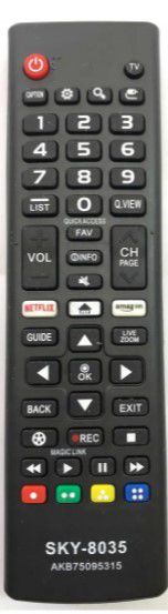Controle Tv LG Sky-8035 Compatível Com Tv LG