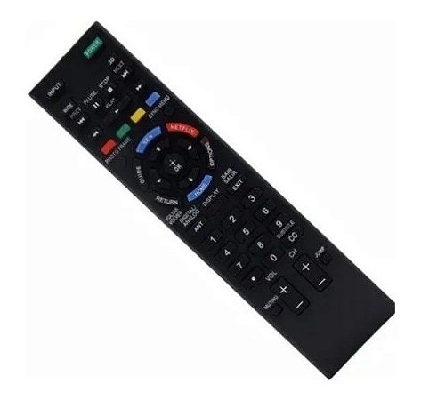 Controle Remoto Tv Sony Lcd / Led Le-7009 Botão Netflix