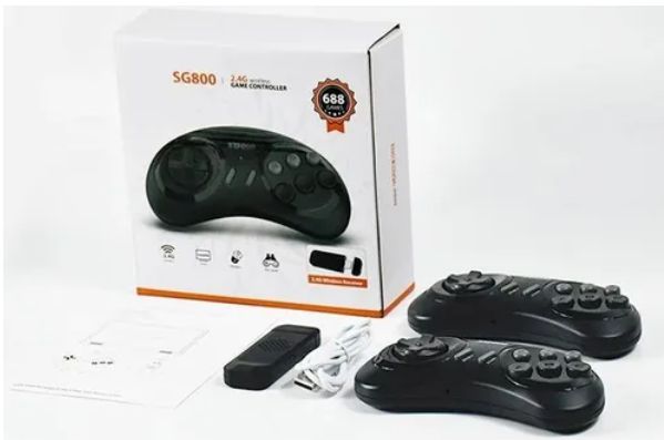 Video game retro 20 mil jogos 2 controles sem fio estilo playstation -  Zapach - Eletrônicos e Beleza