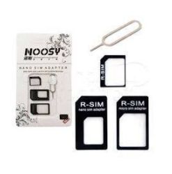 Adaptador 3x1 Nano Chip, Mini, Micro Sim Card Com Chave