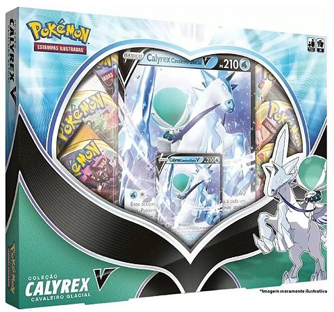 Pokemon Box Cavaleiro Glacial Calyrex V