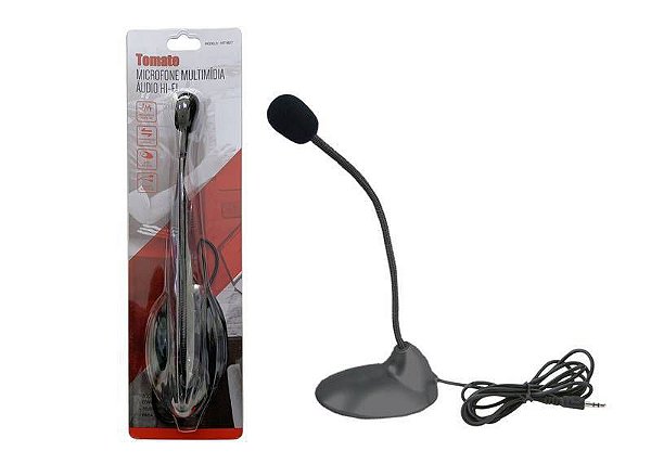 Microfone de mesa para PC e Notebook Tomate MT-1027