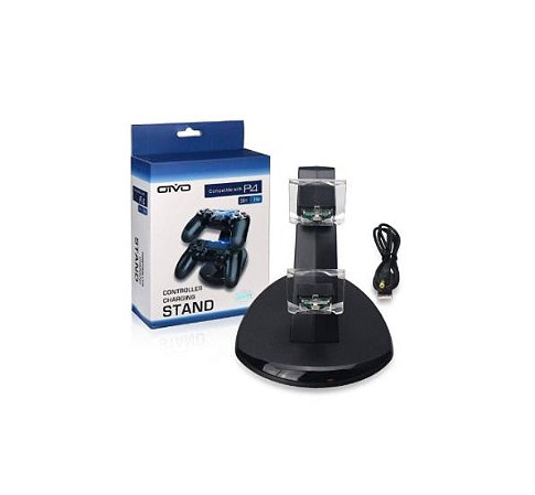 Carregador Duplo Para Controle de Playstation Ps4/Slim e Pro OIVO P4002