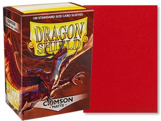 Dragon Shield – Matte: Crimson