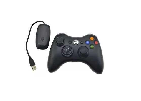 Controle Sem Fio Para Xbox 360 com Receptor Usb
