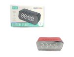 Rádio Relógio Caixa de Som Bluetooth Recarregável SPK-B015