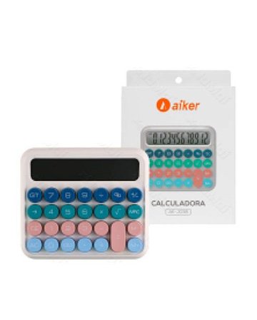 Calculadora Digital de 12 Dígitos AIKER AK-J038