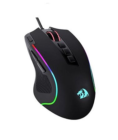 Redragon Predador Mouse para jogos  RGB M612, mouse óptico com fio 8000 DPI com 9 botões