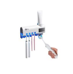 Porta Escova De Dente De Parede Dispenser Automático Pasta LMF-1148