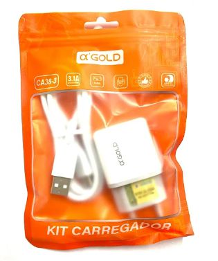 Carregador Turbo Gold Tipo C Gold 3.1A 15W CA41-3