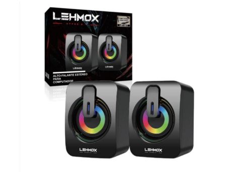 Mini Caixa de Som para PC/Notebook 6W LEY-1917 - Lehmox