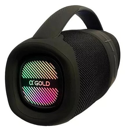 Caixa de Som Bluetooth Alto Falante Duplo 30w Alta Potência Tws Rgb SM-17A IPX5 Agold