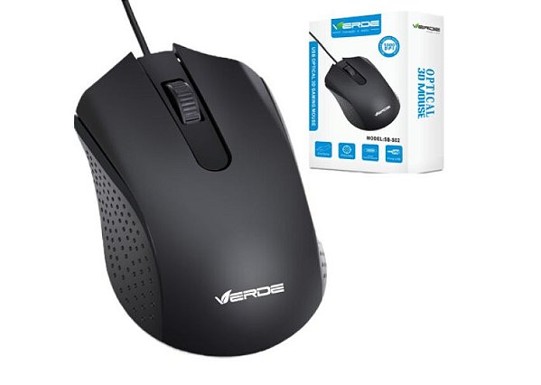 Mouse Com Fio Verde SB-S02