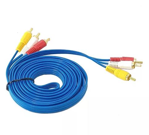 Cabo para DVD 3 RCA com 3 RCA 1.5M IT BLUE LE-1013