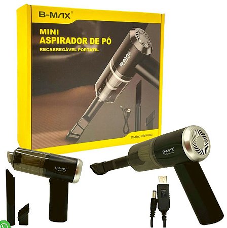 Mini Aspirador De Po Usb Portatil Recarregavel B-max BM-F923