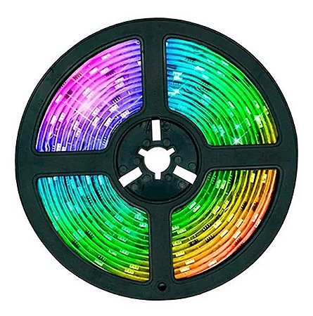 Fita Led RGB 5050 5m 16 cores