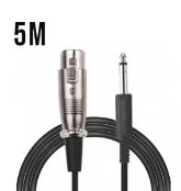 Cabo XLR x P10 de Microfone - 5m - (Tomate MCB-015)