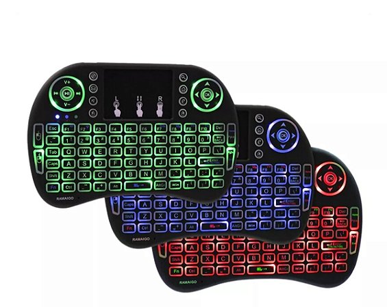 Mini Teclado Sem Fio Touchpad Knup Modelo Kp-2048