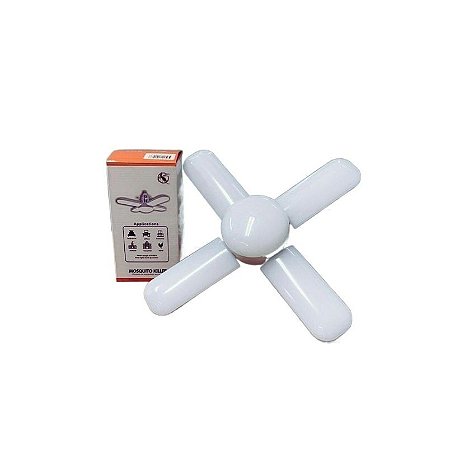 Lâmpada Led 60W Pétalas Ajustável Com Matador De Mosquito
