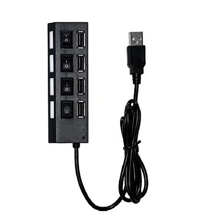 Hub Usb Chbhl Hbh-666 4 Portas Usb 3.0 Preto