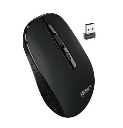 Mouse Sem Fio preto Wireless 2.4g HS-762 - HRebos