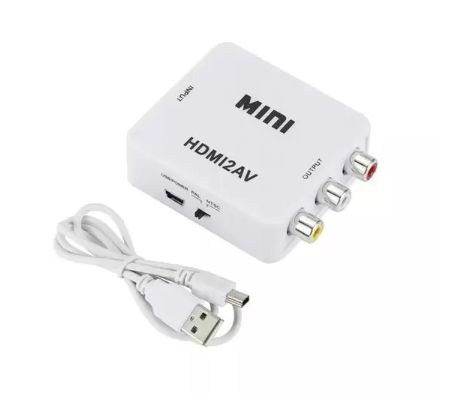 Mini Adaptador Conversor de HDMI X 3RCA AV KP-3455