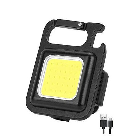 Luz de Chaveiro Mosquetão Recarregável W5138