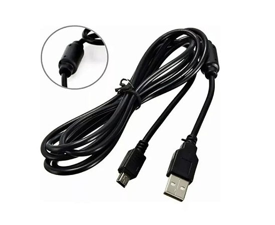 Cabo V3 Para Controle Ps3 Com 1,8 Metros