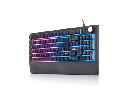 Teclado Gamer LED Rgb Semi Mecânico Knup KP-TE104