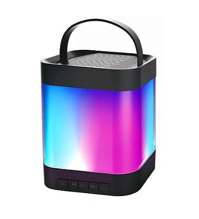Caixa De Som RGB Karaokê Com Microfone KA-8999