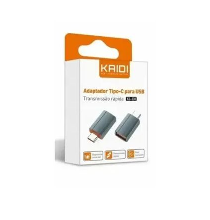 Adaptador Tipo C Para Usb Kd-338 - Kaidi KD-338