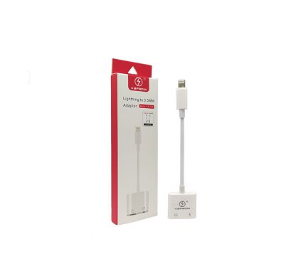 Adaptador 2 em 1 Carregar e Ouvir Música IPhone P2 KA-F05 - Kapbom