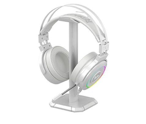 Headset Gamer Redragon Lamia 2, RGB, 7.1, 40mm, Suporte Incluso - Branco - H320W-RGB