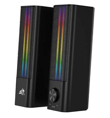 Caixa De Som 10W Bluetooth Multimídia LED RGB knup KP-RO819