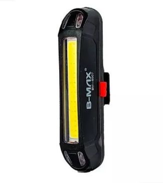 Sinalizador para Bicicleta com 6 Modos Vermelho e Branco Bmax - BM-8507
