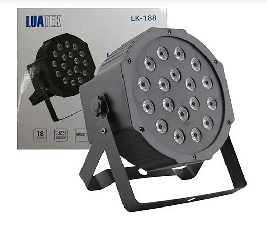 Canhão De Led Luatek 18 Leds Lk-188